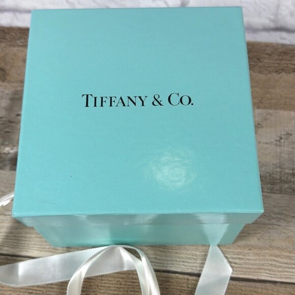 VTG Tiffany & Co France World Discovery Map Ceramic Trinket Box Dish Lid GIFT - Picture 7 of 16